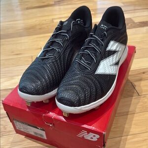 New Balance Black and White Athletic Shoes